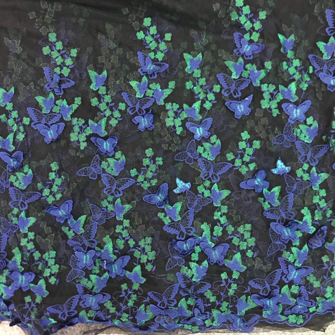 Embroidered Fabric 3D Dress Polyester for Women's Wear Wholesale Suppl 7